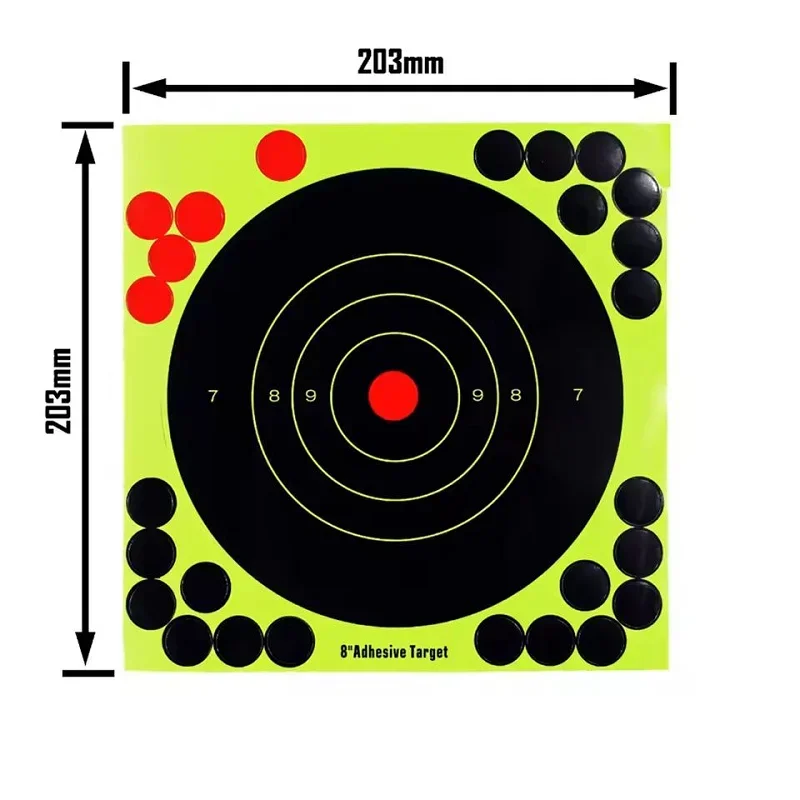 Practice Target Board - 2W-100PCS Adesivi per Bersagli da 8