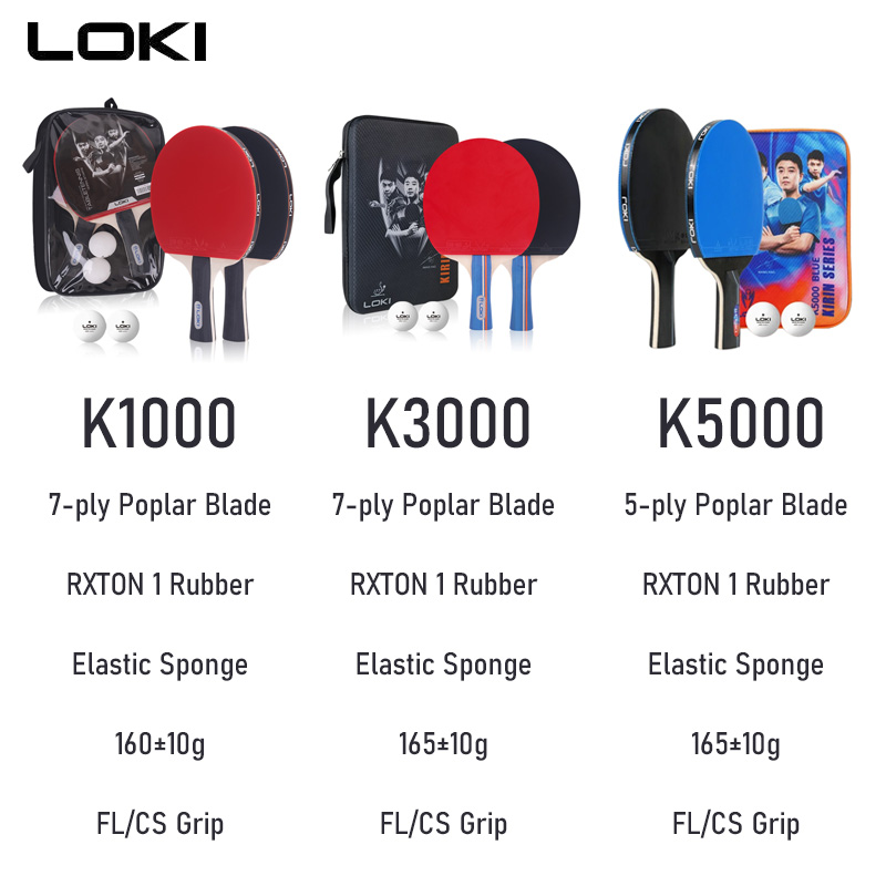 LOKI K1000 K3000 K5000 Set di  - Table Tennis Hub recensione e prezzo